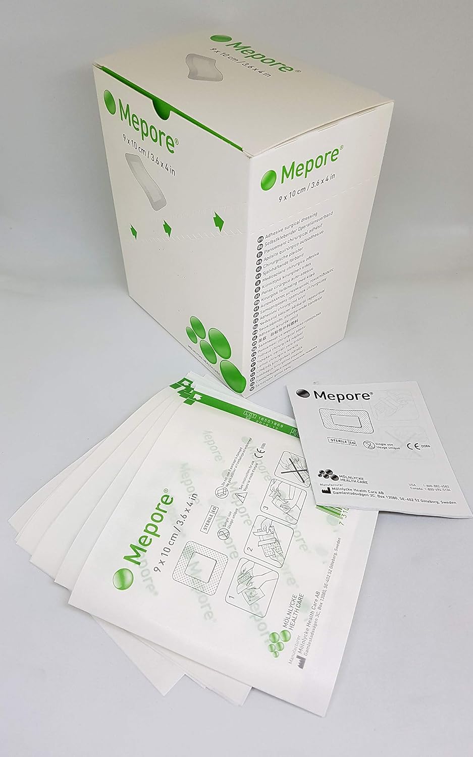 MediSale Ltd Adhesive Sterile Wound Dressings **Pack of 10**- Suitable for cuts and grazes Diabetic Leg ulcers - Image 4