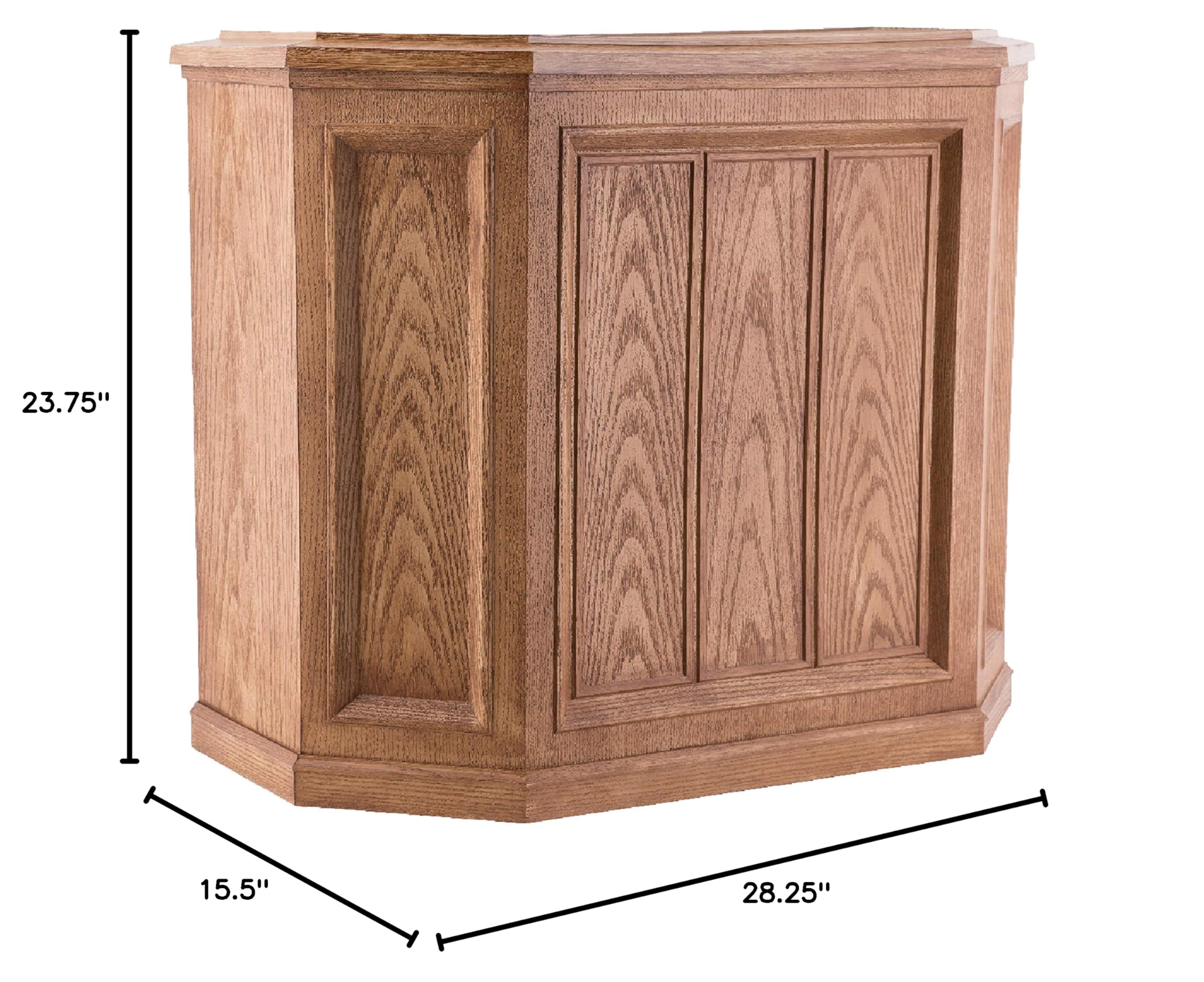 AIRCARE 696 400HB Digital Whole-House Console-Style Evaporative Humidifier, Light Oak