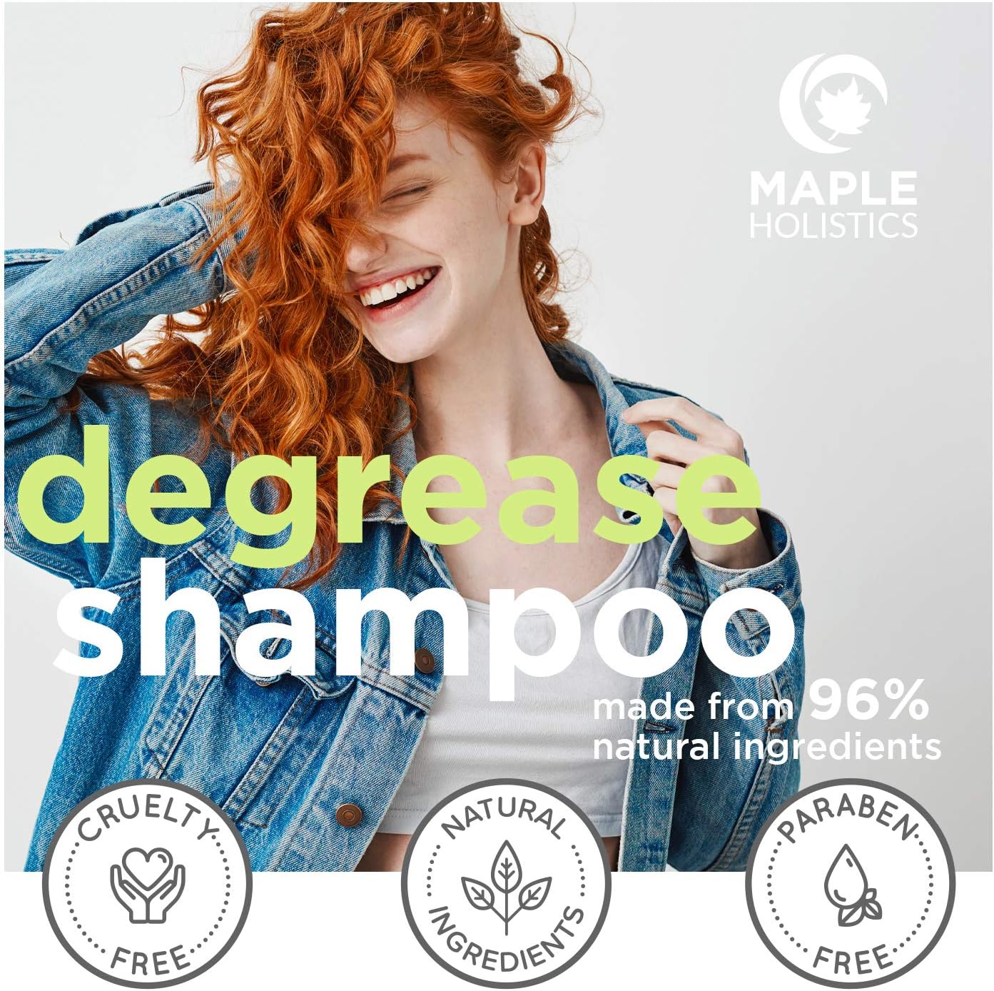 Best Shampoo for Oily Hair - Itchy Scalp Botanical Hair Loss Treatment for Men & Women - Degreaser Hair Product Sulfate Free - Clarifying Shampoo for Color Treated Hair & Natural Beauty Hair Care 16oz: Health & Personal Care