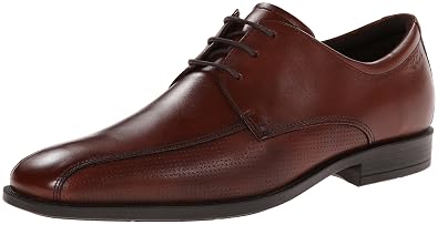 ecco walker, ECCO Edinburgh Perf Toe Tie (Mens) Santiago Black ...