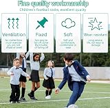 Lanjue 3 Pairs Kids Football Socks Black Boys Long Tube Soccer Rugby Sports view 5