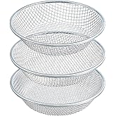 3PCS Soil Sifter for Gardening, Rock Sifter for 5gallon,Compost Sifter Dirt Sifter,Captures Dirt Rocks Sawdust
