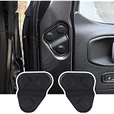 2PCS Door Screw Protector Cover Trim for 2018-2021 Jeep Wrangler JL JLU, for 2020-2021 Jeep Gladiator JT (Black)