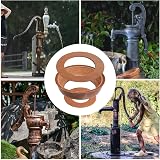 QENETY 5Pcs Leather Piston Sleeves for Handle Pump Garden Hand Pump Replacement view 8