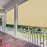 SunnyRoyal Outdoor Roller Shades Exterior Roll Up