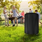 Raweao Kettle BBQ Cover 57cm for Weber 500D Oxford Waterproof Φ71x68cm view 7