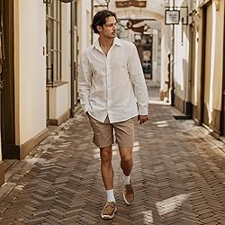 Vostey Men's Loafers & Slip-ons 3-Eye Boat Shoes