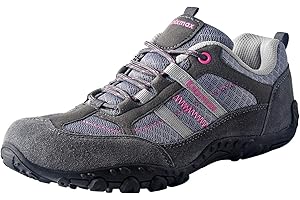 Knixmax Womens Hiking Shoes Lightweight Non-Slip Climbing Trekking Sneakers for Woman Camping Backpacking Shoe Summer Hiker Shoes