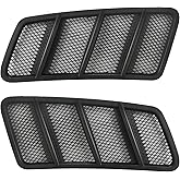 omoZone Pair Hood Air Vent Grille Cover Compatible with Mercedes Benz ML550 ML63 2012-2015,GL350 GL450 GL550 GL63 AMG 2013-2016 Replaces 1668800105 1668800205