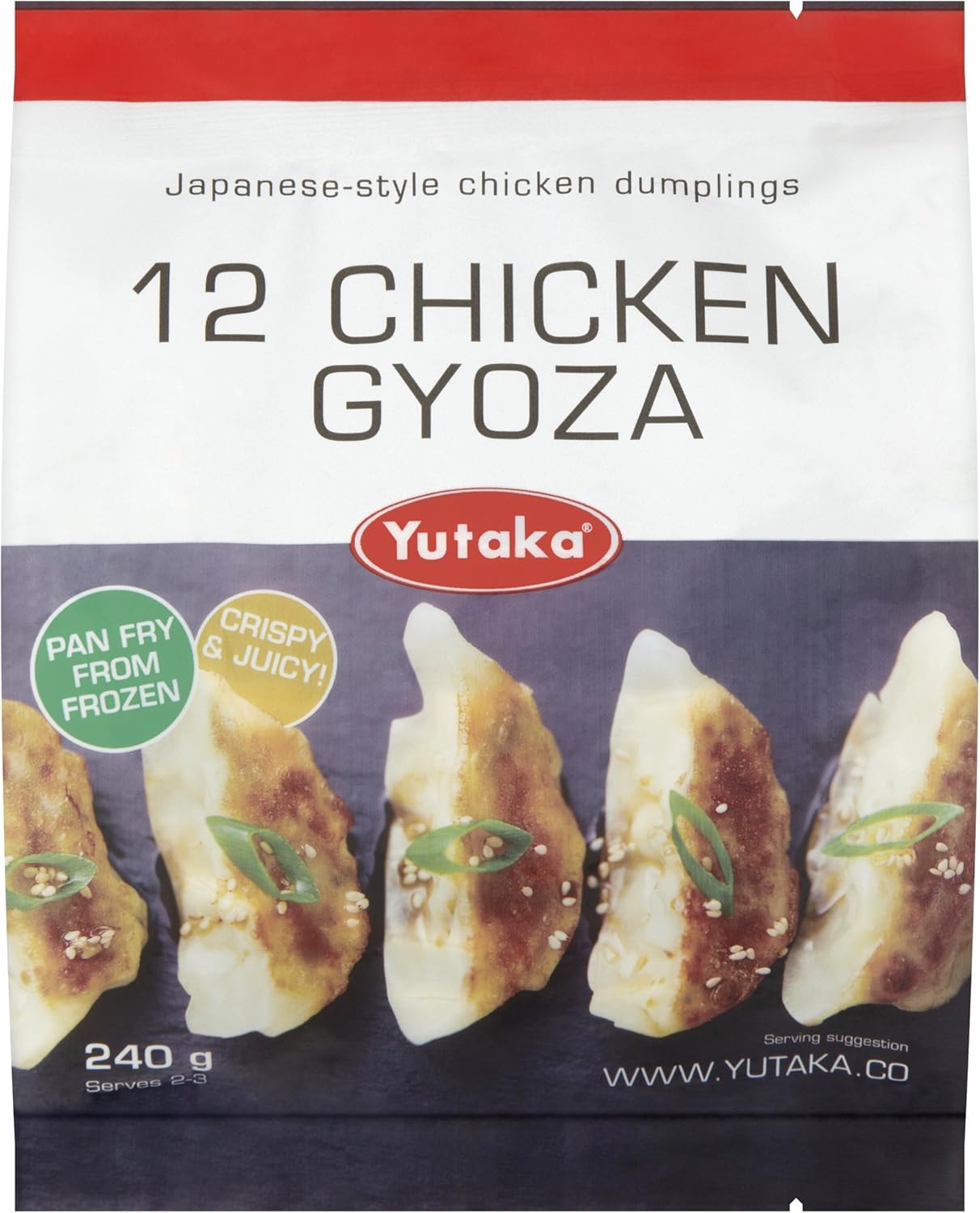 Yutaka 12 Chicken Gyoza, 240g (Frozen) Amazon.co.uk Prime Pantry
