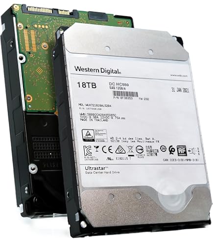 Amazon.com: Western Digital WD WUH721818AL5204 18TB SAS 12Gb/s 7.2