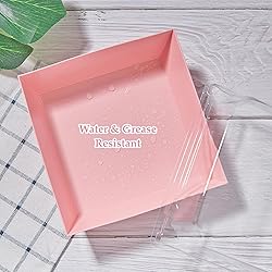 Ocmoiy 50 Pack Small Charcuterie Boxes with Clear