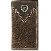 ARIAT Overlay Shield Rodeo Wallet, Brown