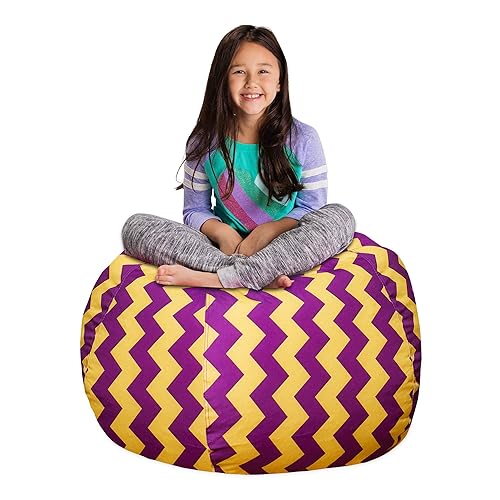 Posh Creations Stuffable Kids Stuffed Animal Storage Bean Bag