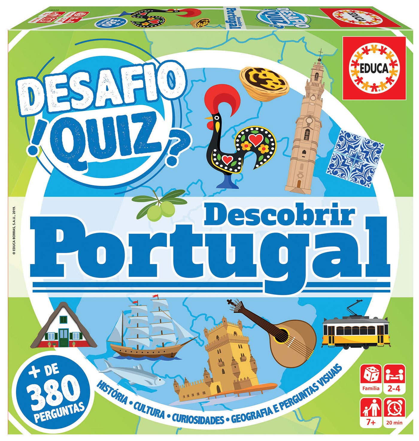 Educa 18220 Quiz-Descobrir Portugal Challenge Pergunta and Answers. + 6 Years Ref