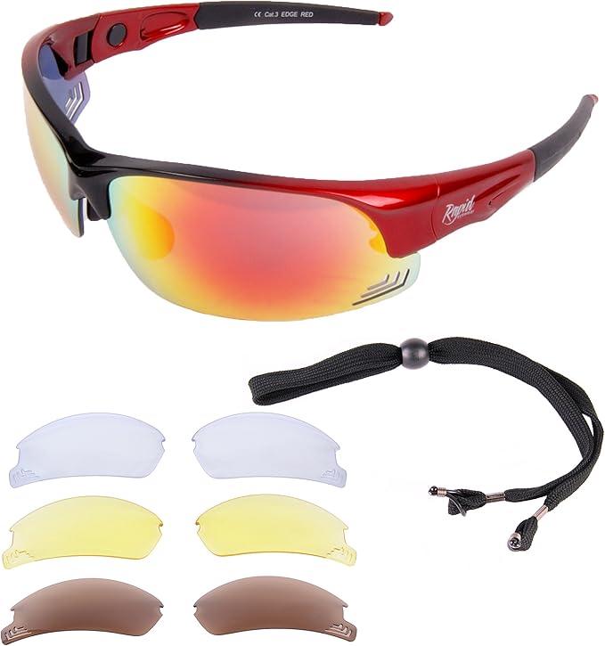 Gafas De Sol Hombre Polarizadas HAAYOT Lentes De Ciclismo