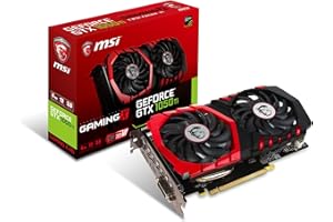 MSI Computer Video Graphic Cards GeForce GTX 1050 TI GAMING X 4G, 4GB