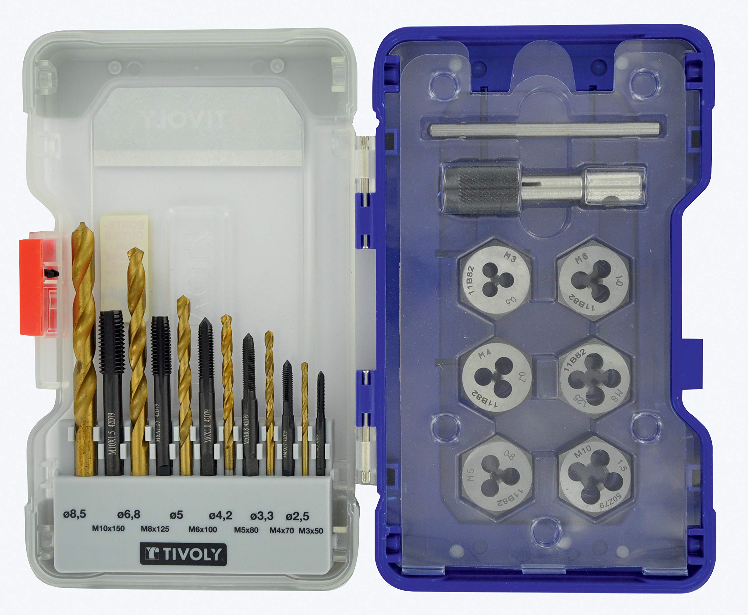 Tivoly 11900970015 19-Piece MTF19 Ranger Set, Grey/Blue
