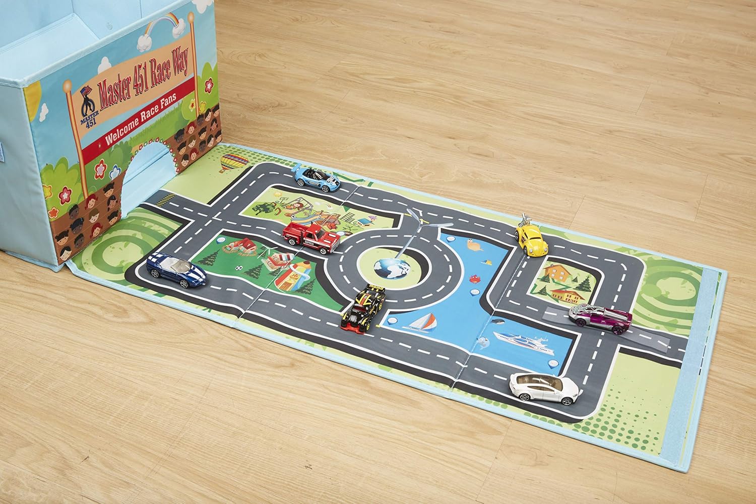 car track play mat