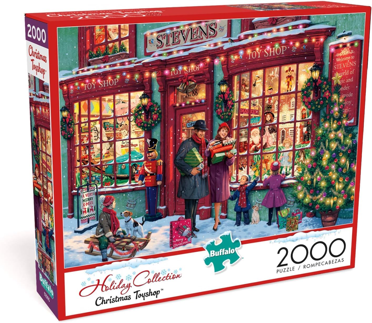 Photo 1 of Buffalo Games - Steve Read - Christmas Toyshop - 2000 Piece Jigsaw Puzzle for Adults -Challenging Puzzle Perfect for Game Nights - Finished Size is 38.50 x 26.50