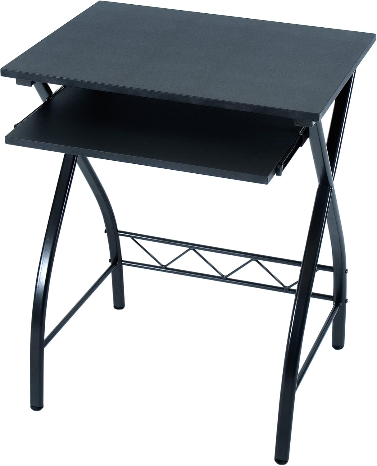 Levv CT60MBB MDF Computer Desk Black Amazon.co.uk Kitchen & Home