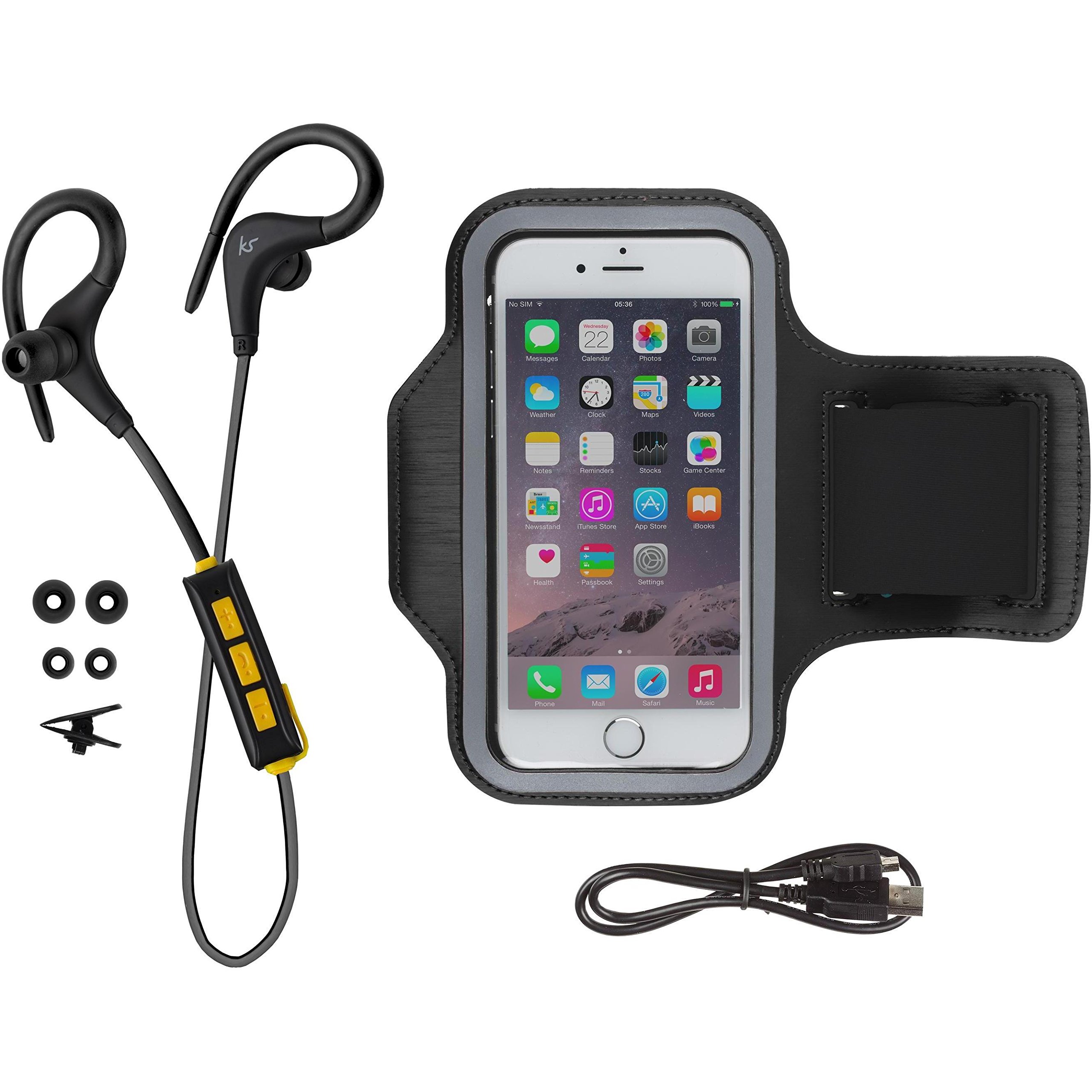 Buy KitSound Race Earphones and Armband 
