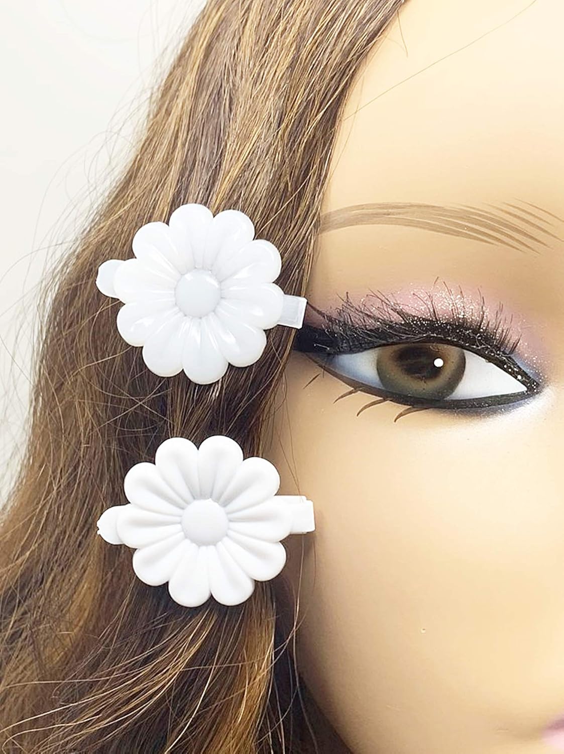 Tara Girls Self Hinge Plastic Bow Hair Barrettes Selection Pack Of 2 (BR-109-111) : Beauty