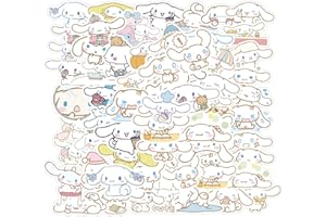 50pcs Cinnamoroll Stickers Pack Cute Stickers for Kids Teens Adults Waterproof Vinyl Decals Japanese Anime Stickers for Water Bottles Scrapbook Laptop journaling (Dog)