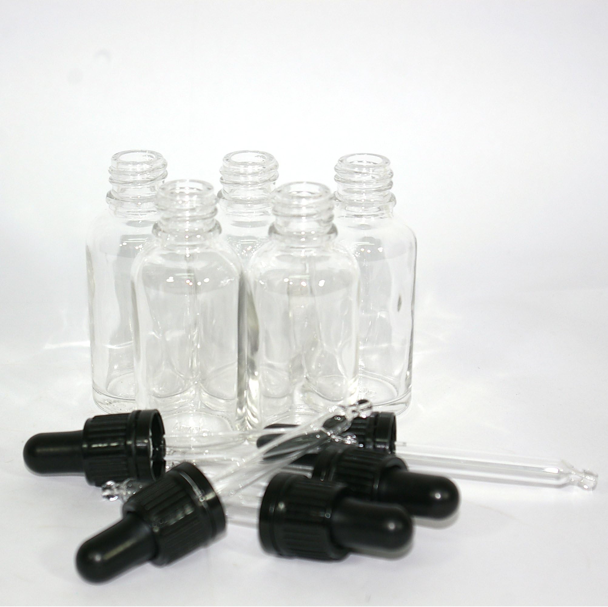 Bee Beautiful Transparent Glass Liquid Storage Container with Pipette, 30ml