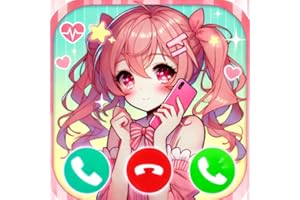 Cute Anime Girlfriend Fake Video Call, AI Chat, Virtual Waifu, Kawaii Anime Sim