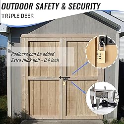 TRIPLE DEER Heavy Duty Slide Bolt Gate