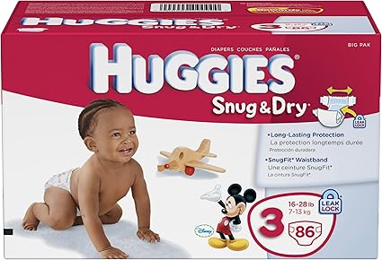 snug and dry huggies size 3