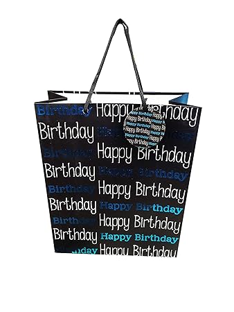 return gift paper bags for birthday