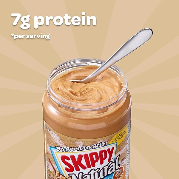 SKIPPY NATURAL CREAMY PEANUT BUTTER, 40 OUNCE (PACK OF 2)