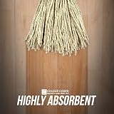 TDBS Floor Mop and Bucket Set 2pc Yellow Heavy‑Duty Wringer Mops for Floors view 8