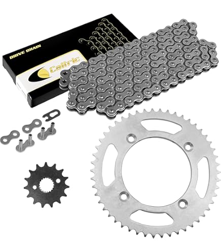 Amazon.com: Caltric Red Drive Chain And Sprocket Kit Compatible