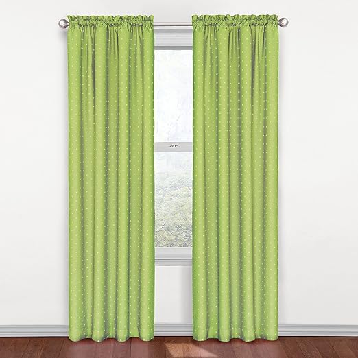 Amazon Com Eclipse Kids Curtains For Bedroom Polka Dots 42 X