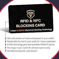 SaiTech IT 2 Pack RFID Blocking Card, One Card