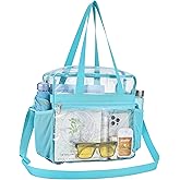 USPECLARE Clear Bag for Stadium Events,Transparent Bag for Work Sports Games Concerts Travel Gym