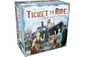 Ticket to Ride : Rails & Sails - A Board Game by Days of Wonder | 2-5 Players - Board Games for Family | 60-120 Minutes of Ga