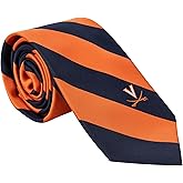 Desert Cactus University of Virginia Neck Tie UVA Cavaliers 100% Polyester Necktie with Logo, Officially Licensed (Style A)
