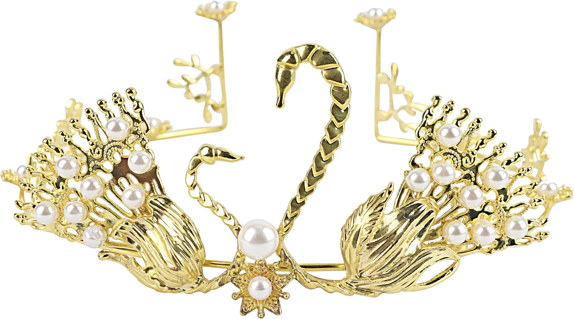 Gold Crown Cake Topper Decoration for Birthdays, Weddings, Quinceaneras, for all Women and Girls, Our Precious Queens and Princesses