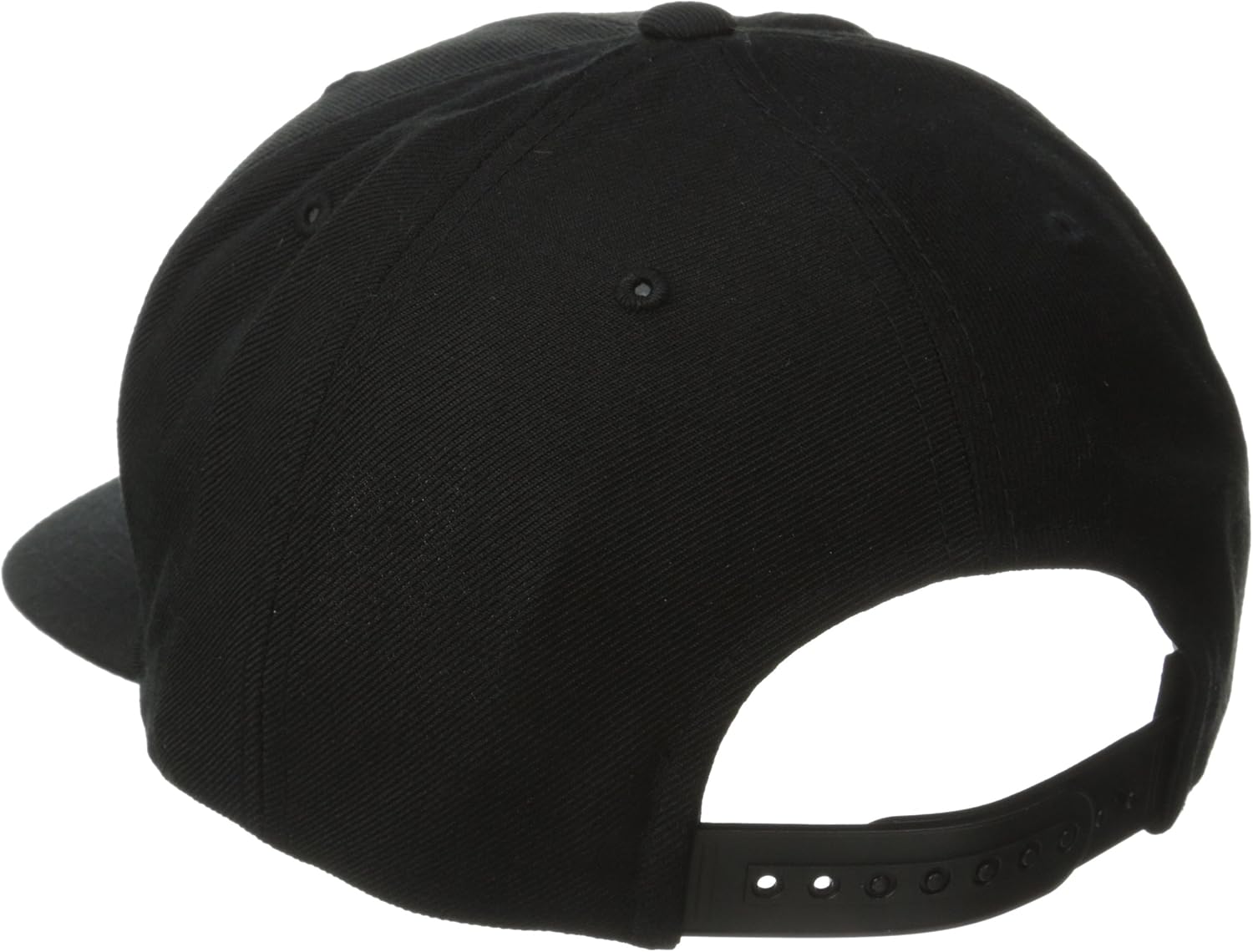 Brixton Men's Rival Medium Profile Adjustable Snapback Hat, black, One Size: Clothing