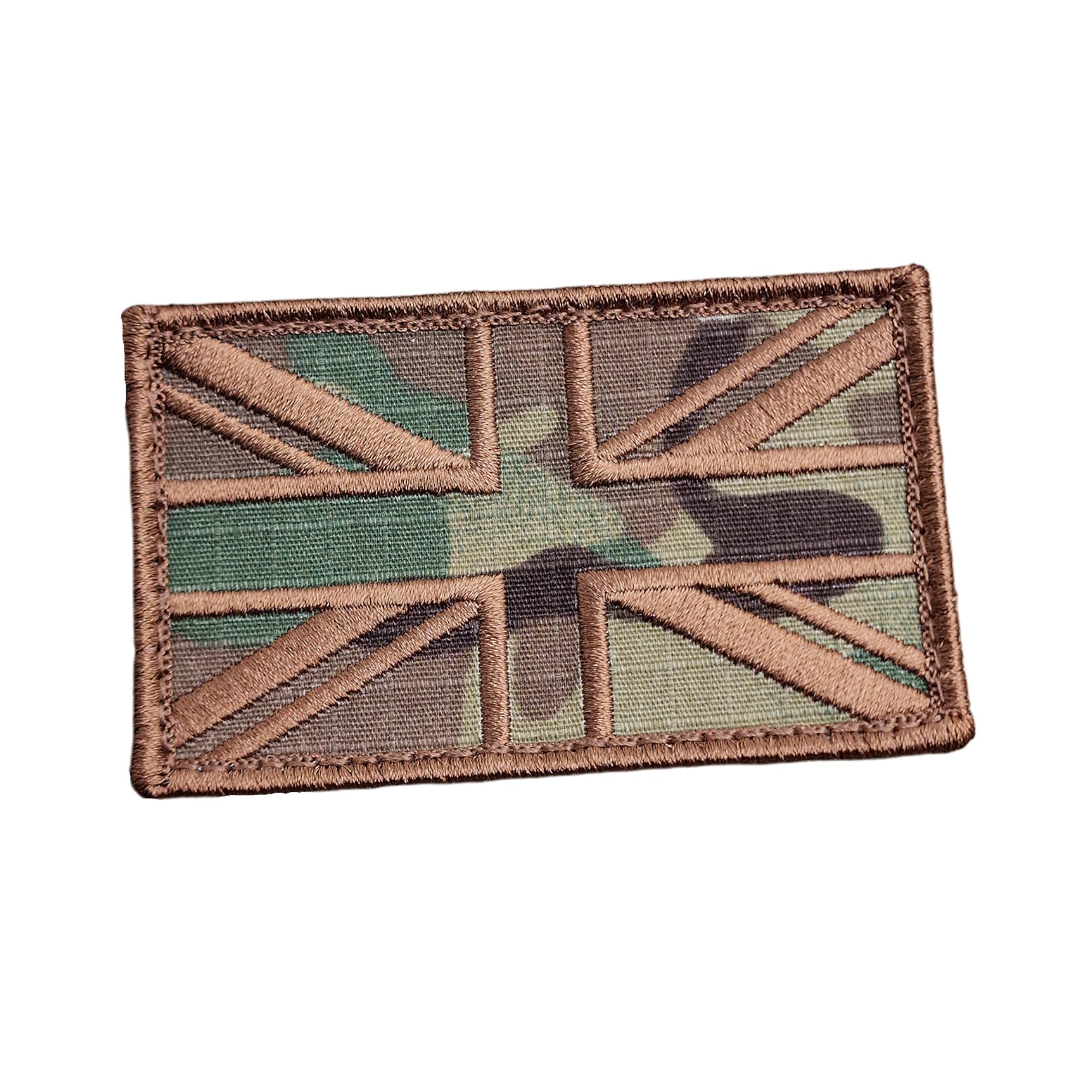 Multicam Union Jack Great Britain UK Flag OCP Morale Tactical Badge Army Embroidery Touch Fastener Patch