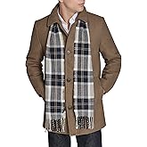 Dockers Men's Weston Wool Blend Coat With Scarf (Regular and Big & Tall)