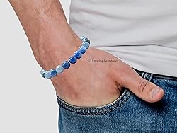 Amazing Gemstone Blue Aventurine Bracelet for Women