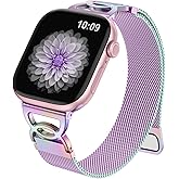 Adorve Slim Milanese loop Compatible with Apple Watch Bands 40mm 41mm 38mm 42mm 44mm 45mm 46mm 49mm Women, Thin Stainless Steel Mesh Loop Magnetic Wristbands for iWatch SE3 Series 11 10 9 8 7 6 5 4 3