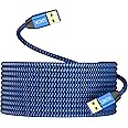 USB to USB Cable 20FT,Durable Braidedfor USB 3.0 Male to Male Type A to Type A Cable Data Transfer Compatible with Hard Drive