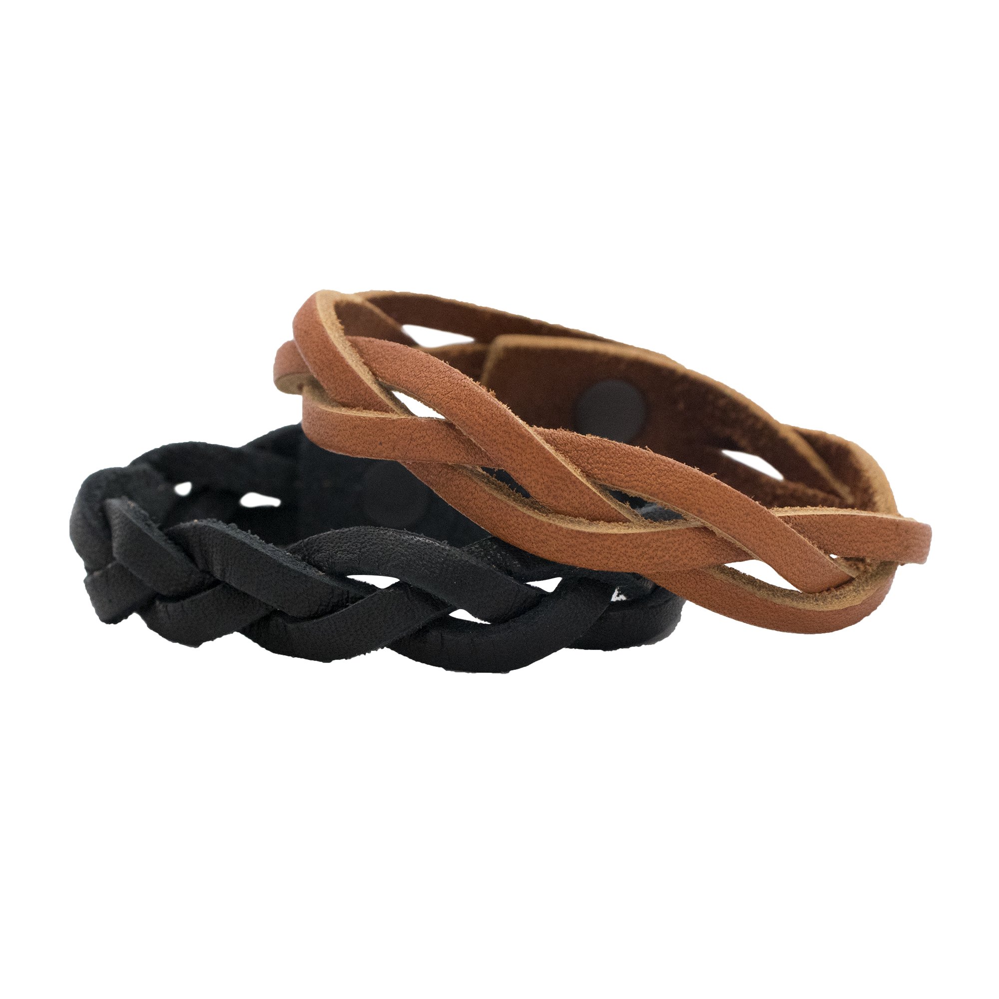 Photo 1 of Silver Creek Silver Creek Leather Kit, Mystery Braid Bracelets (CS413608),Brown