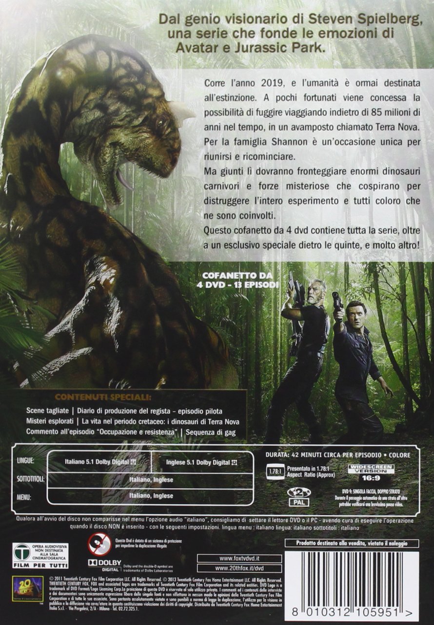 watch terra nova free on Amazon Com Terra Nova Season 1 4 Dvd Box Set Dvd Italian Import Seth Macfarlane Movies Tv